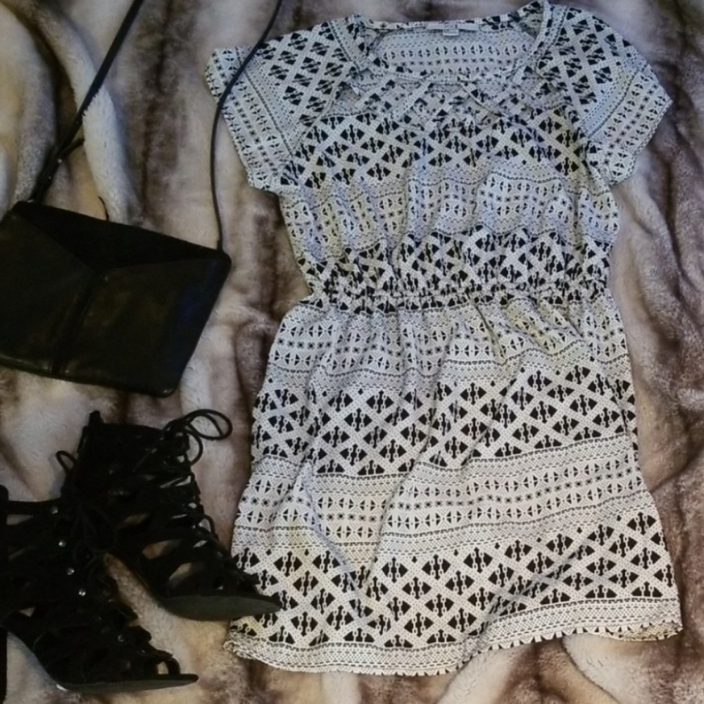 Black and White Dress